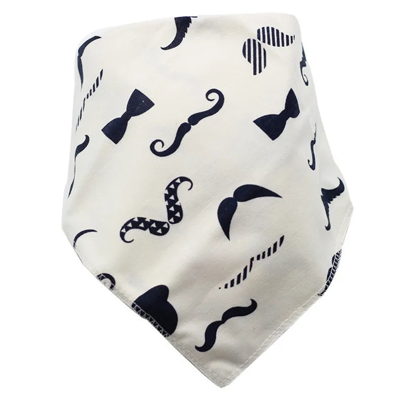 Baby Triangle Cotton Cartoon Bibs