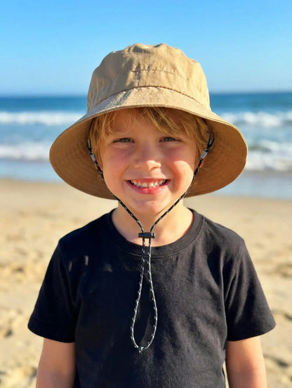 Adjustable Drawstring Bucket Hat Summer Outdoor Fun