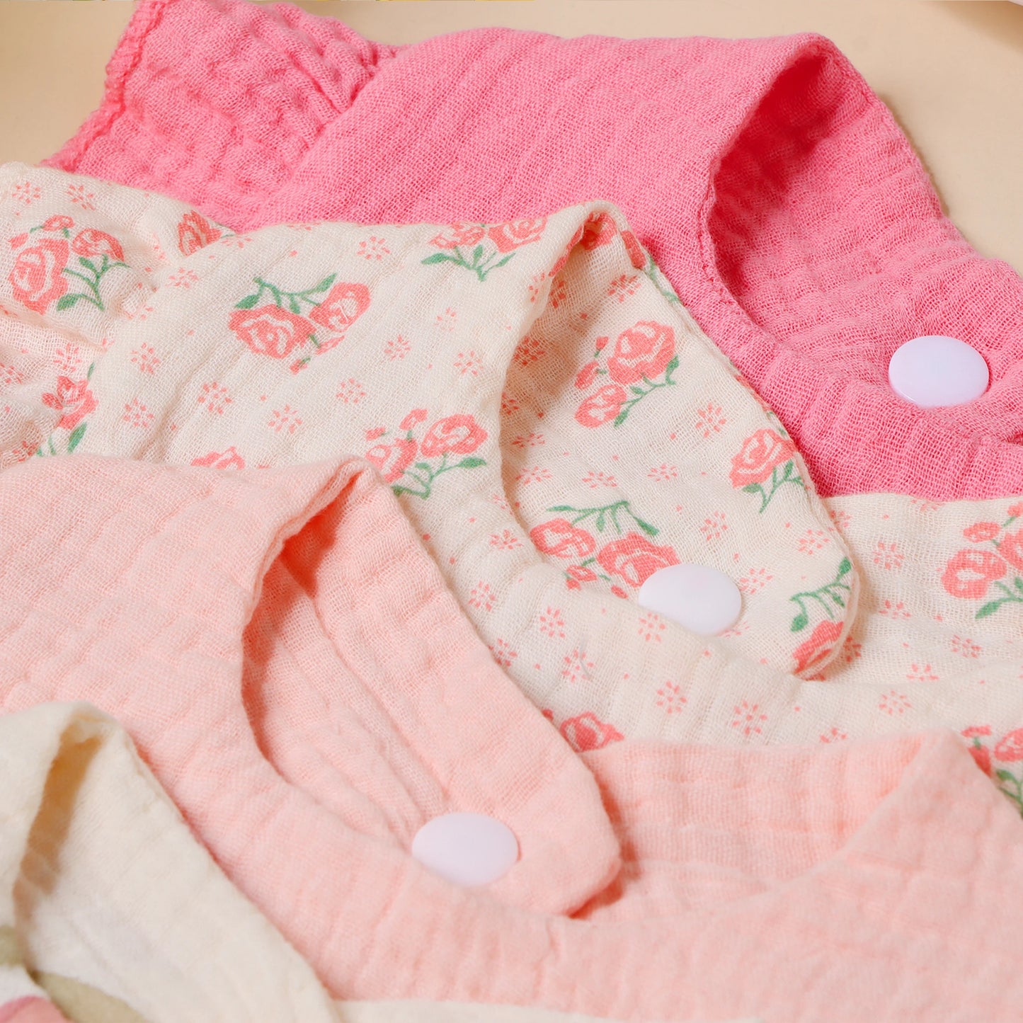 Muslin Cloth 4pcs/set Children Bib Set