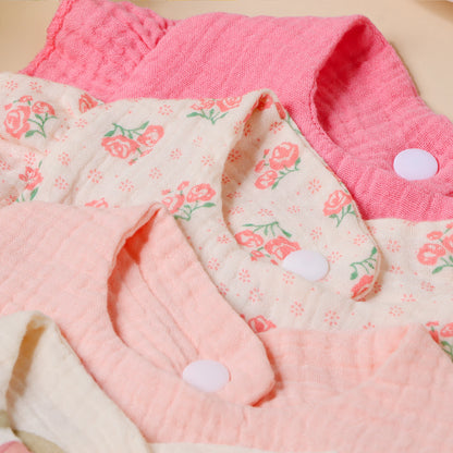 Muslin Cloth 4pcs/set Children Bib Set