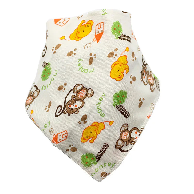 Baby Triangle Cotton Cartoon Bibs