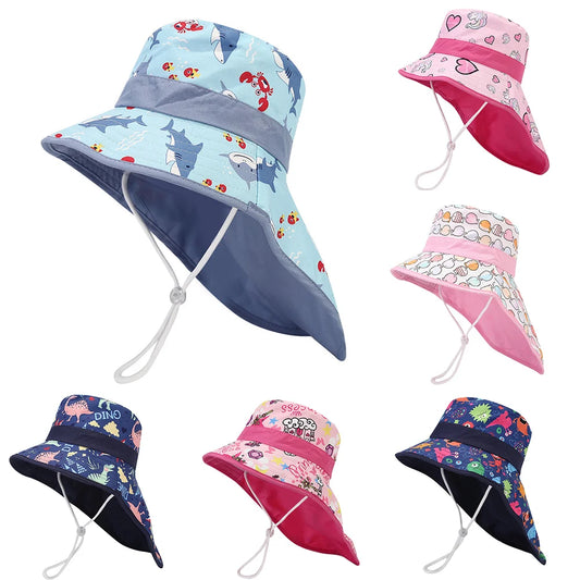 Summer Fisherman Bucket Hat for Boys & Girls