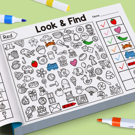 Find Items Coloring Books - Great for Thinking
