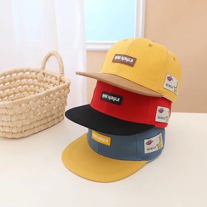 Flat Brim Baseball Cap for Boys