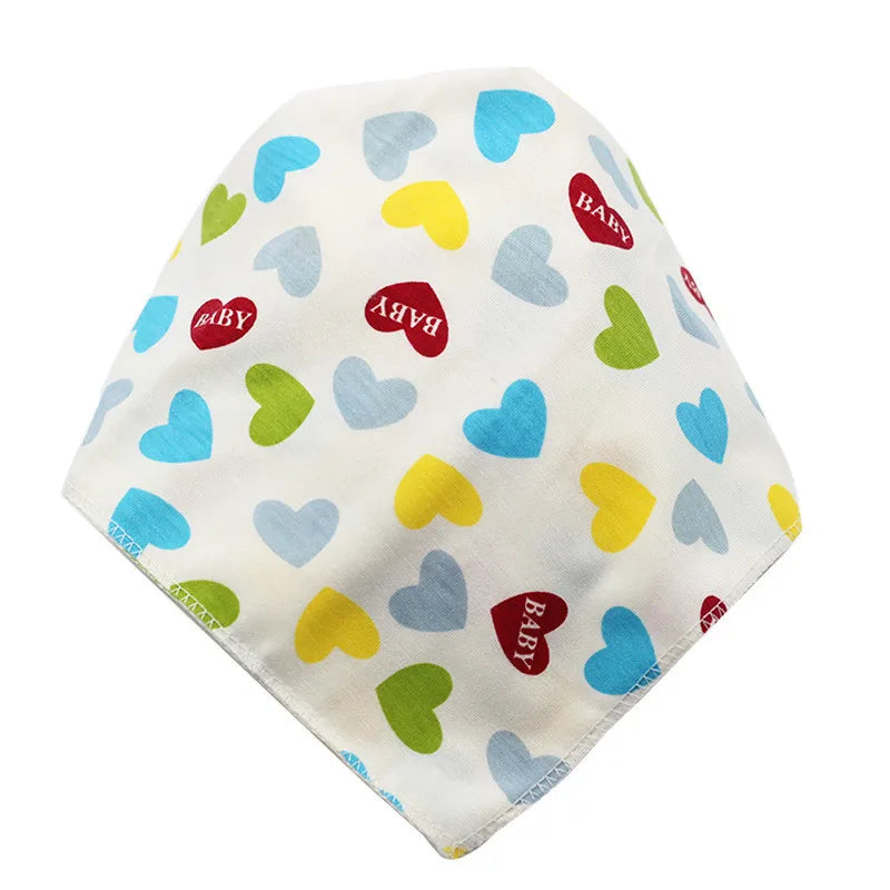 Baby Triangle Cotton Cartoon Bibs