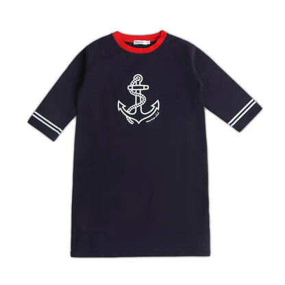Matching Anchor Summer Outfit Set for Girls & Boys
