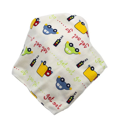 Baby Triangle Cotton Cartoon Bibs
