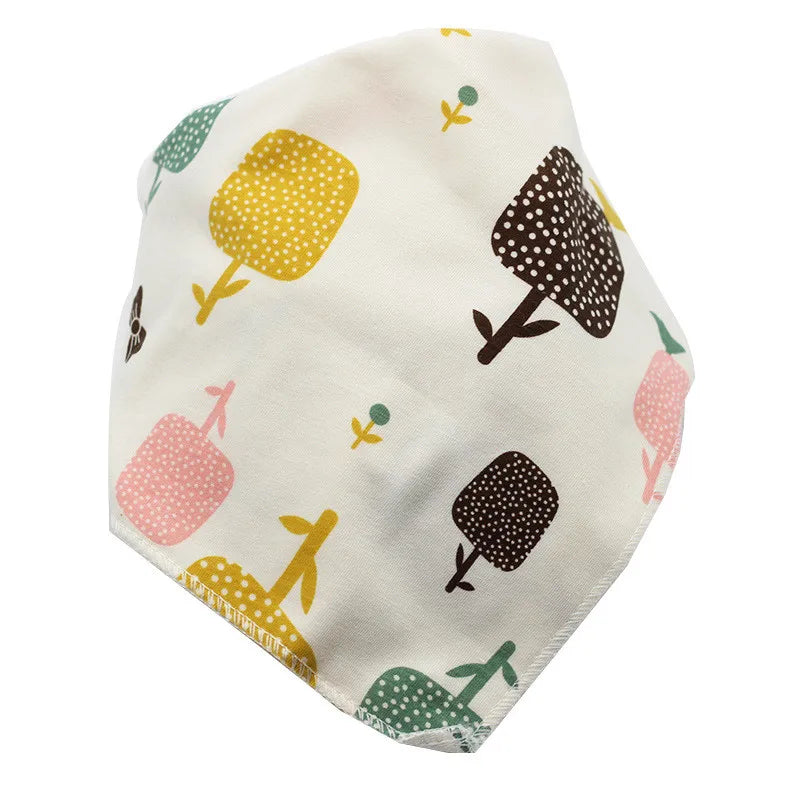 Baby Triangle Cotton Cartoon Bibs