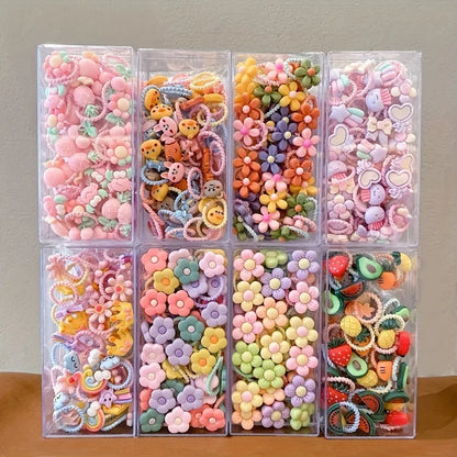 20 Pieces - Small Hair Ties for Toddlers