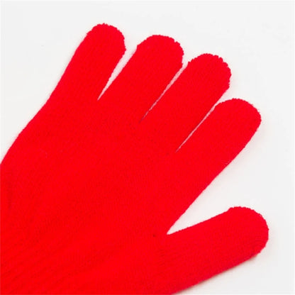 Knitted Full Finger Gloves Outdoor Winter Warm Mitten