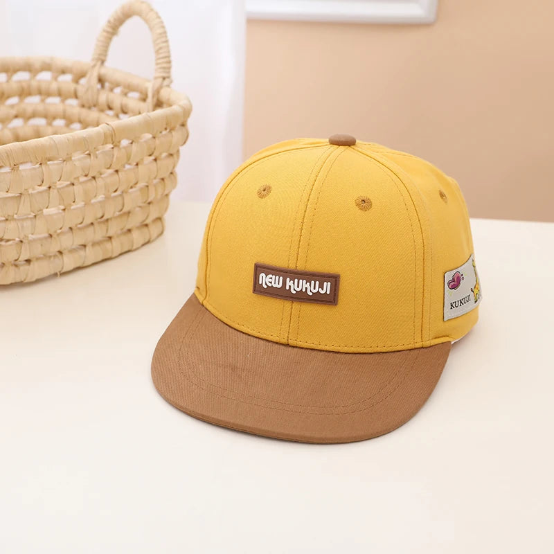 Flat Brim Baseball Cap for Boys