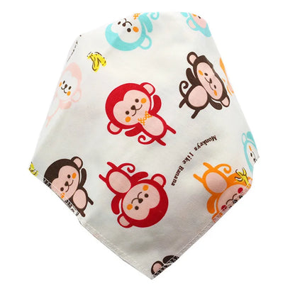 Baby Triangle Cotton Cartoon Bibs