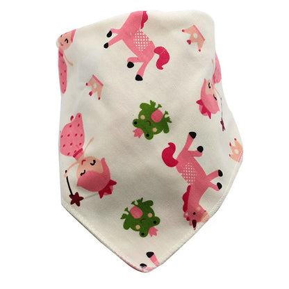 Baby Triangle Cotton Cartoon Bibs