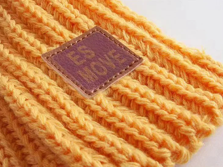 Multicoloured Unisex Winter Knitted Scarf