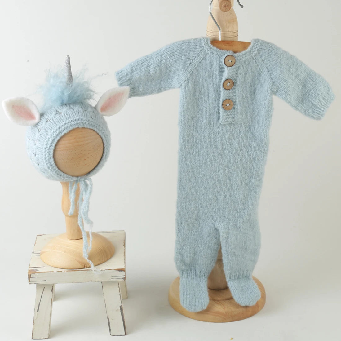 Newborn knitted Horse Jumpsuits Outfit