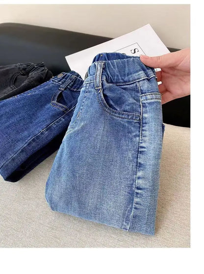 Boys Loose Thin Denim Long Pants