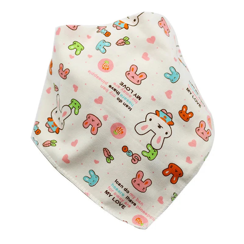 Baby Triangle Cotton Cartoon Bibs