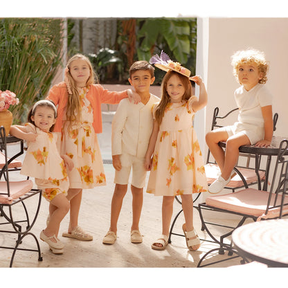 Matching Floral Set for Siblings