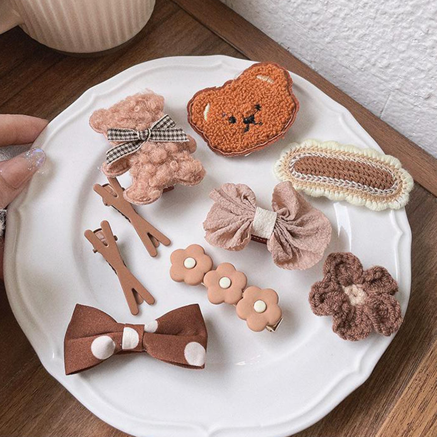 9PCS Set Hair Clip Accessories for Girls