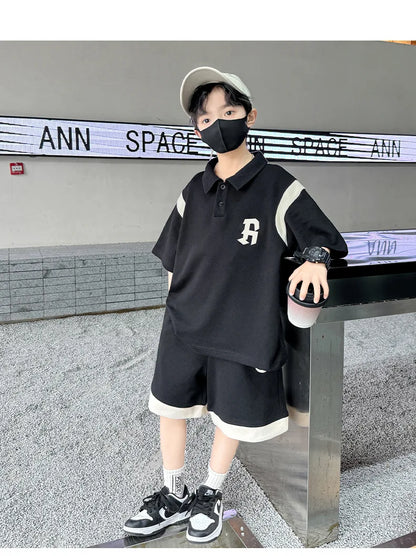 Teenagers Summer Boys Clothing Sets