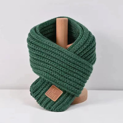 Multicoloured Unisex Winter Knitted Scarf