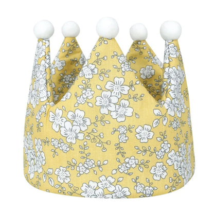 Double Sided Cotton Baby Birthday Crown Hat