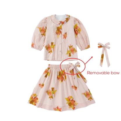 Matching Floral Set for Siblings