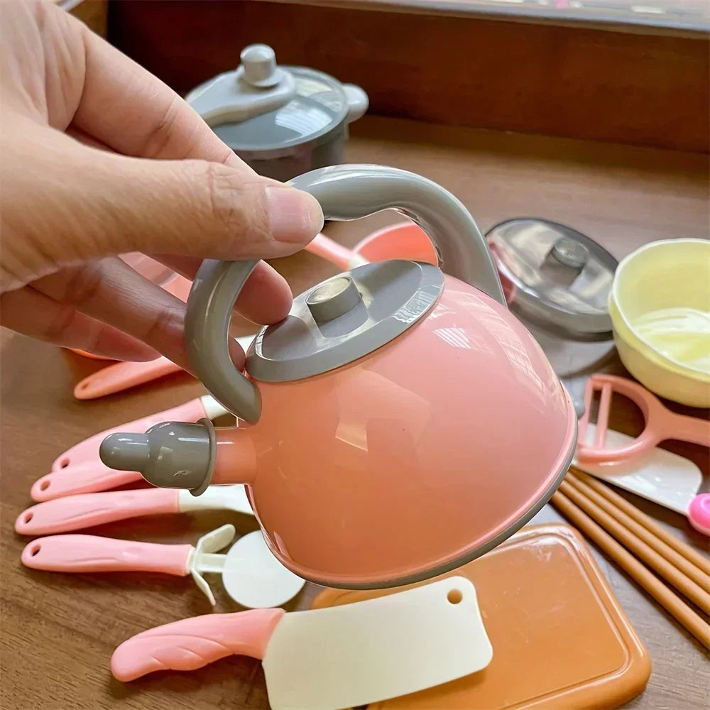 Kitchen Set with Realistic Cooking Tools