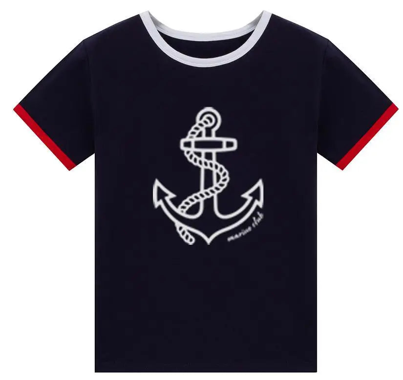 Matching Anchor Summer Outfit Set for Girls & Boys