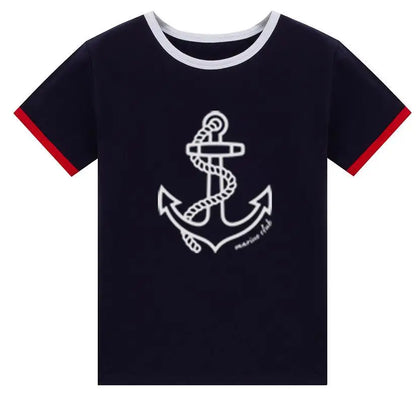 Matching Anchor Summer Outfit Set for Girls & Boys