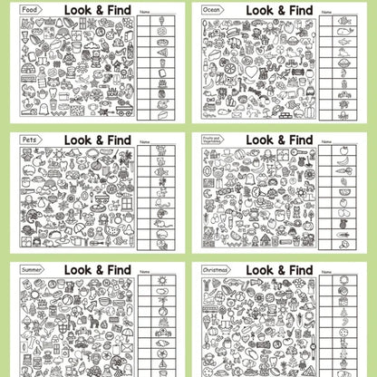Find Items Coloring Books - Great for Thinking