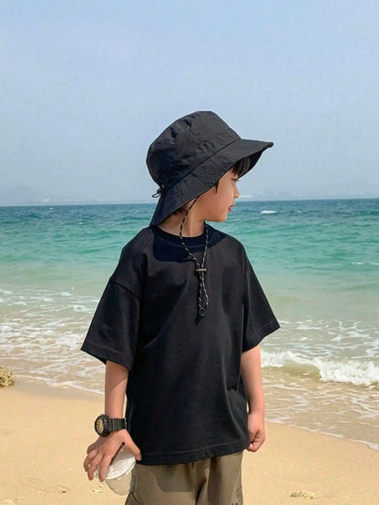 Adjustable Drawstring Bucket Hat Summer Outdoor Fun