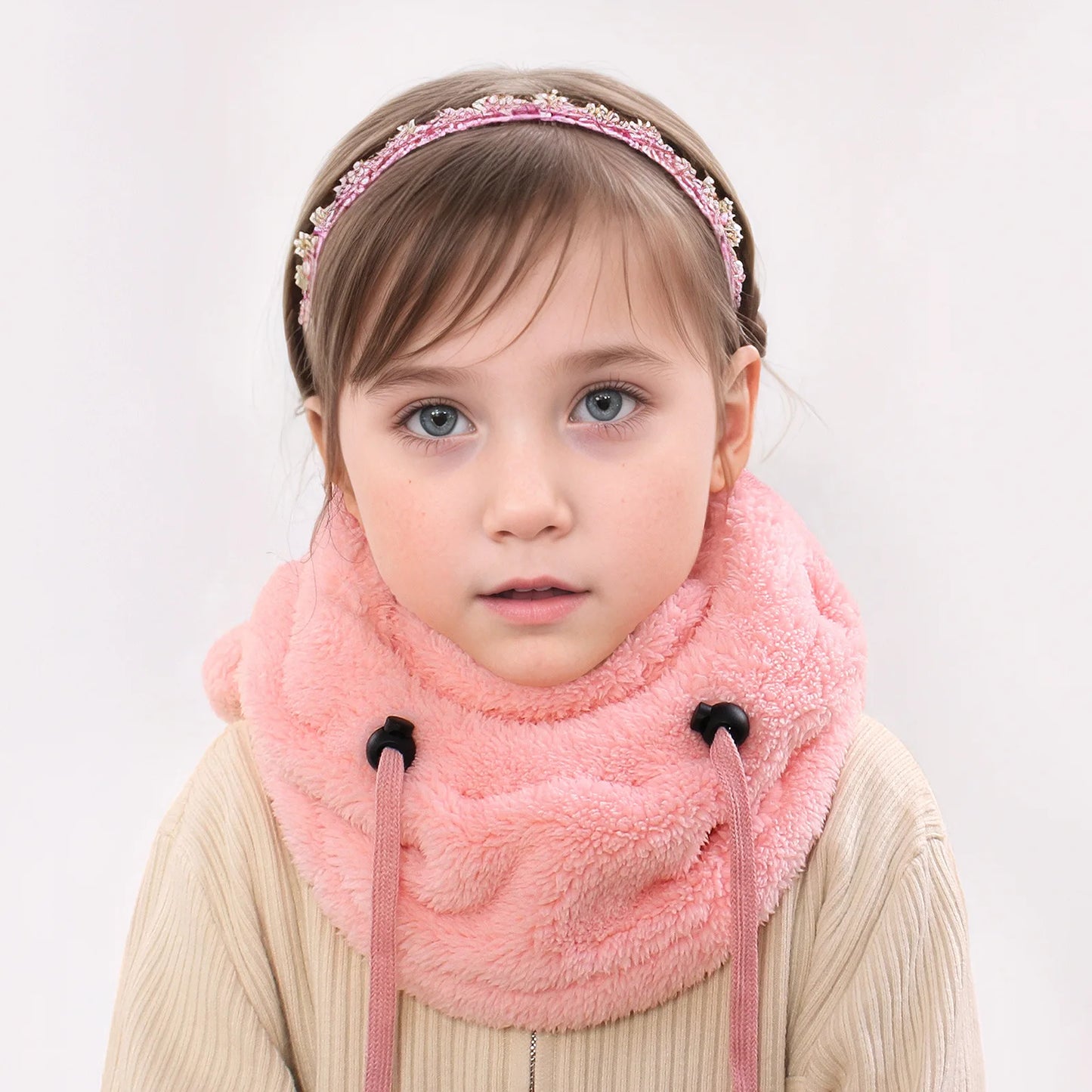 Velvet Ear-Protecting Scarfs for Boys and Girls