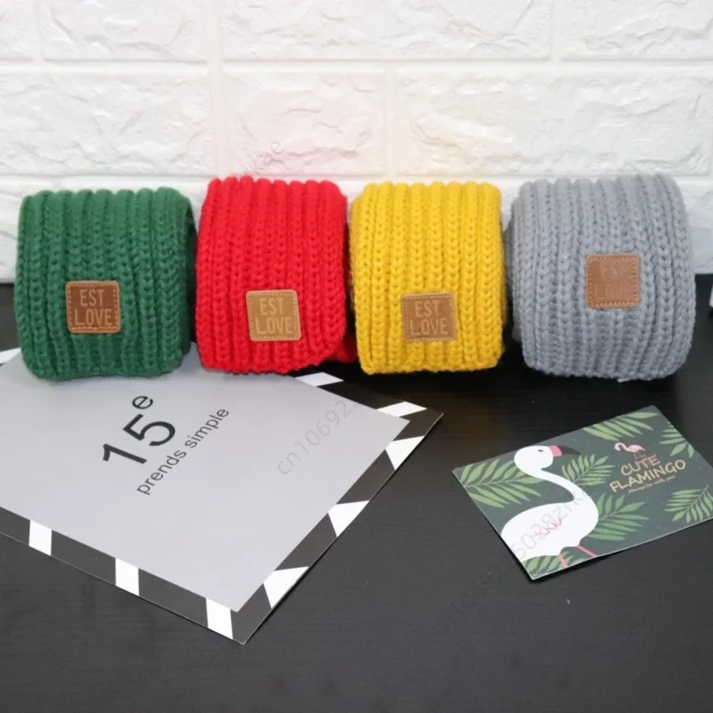 Multicoloured Unisex Winter Knitted Scarf
