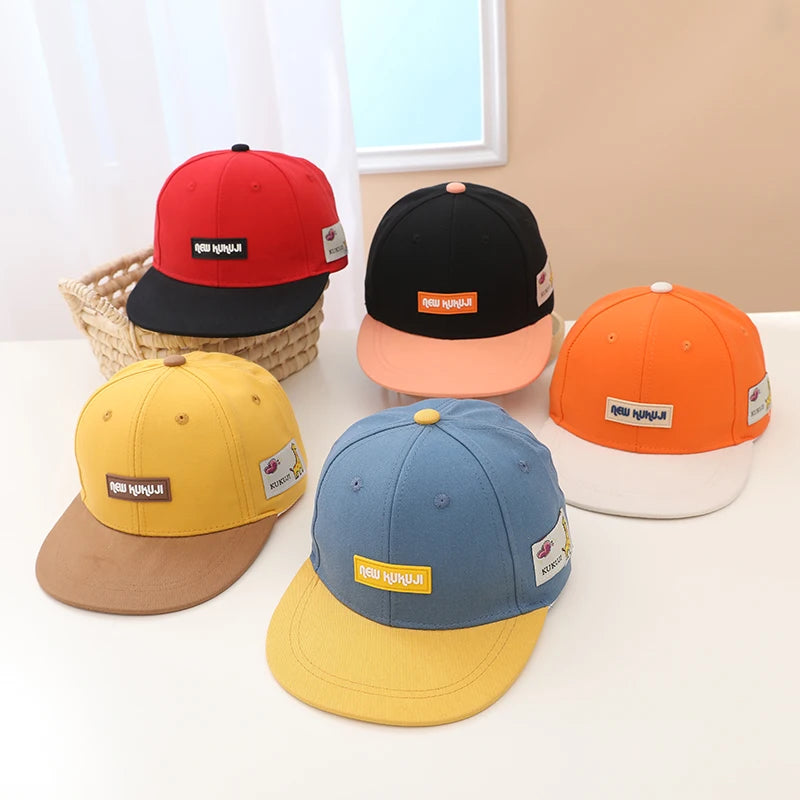 Flat Brim Baseball Cap for Boys