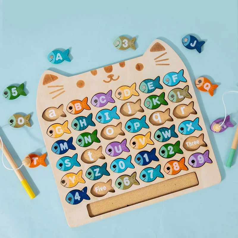 Fishing Game Toys - Alphabetical Fishes, Great for Learning ABC’s
