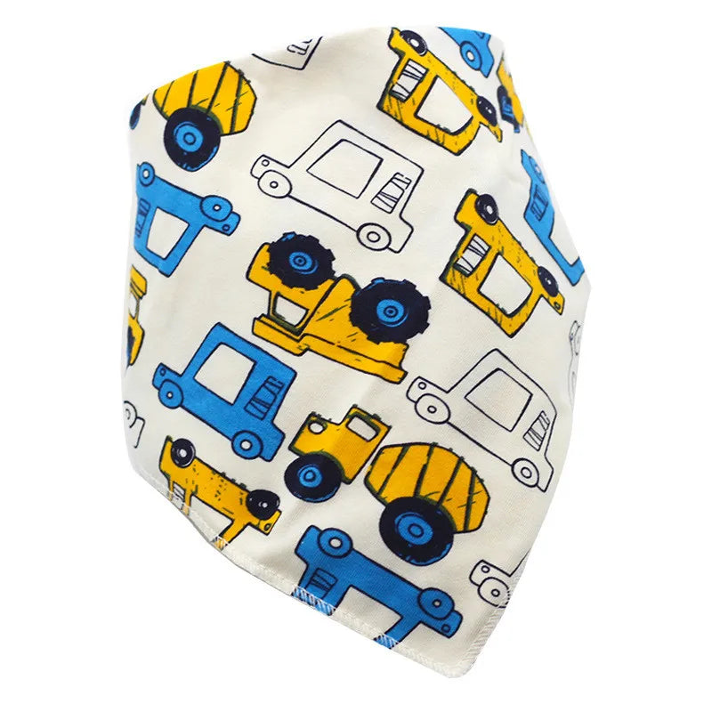 Baby Triangle Cotton Cartoon Bibs