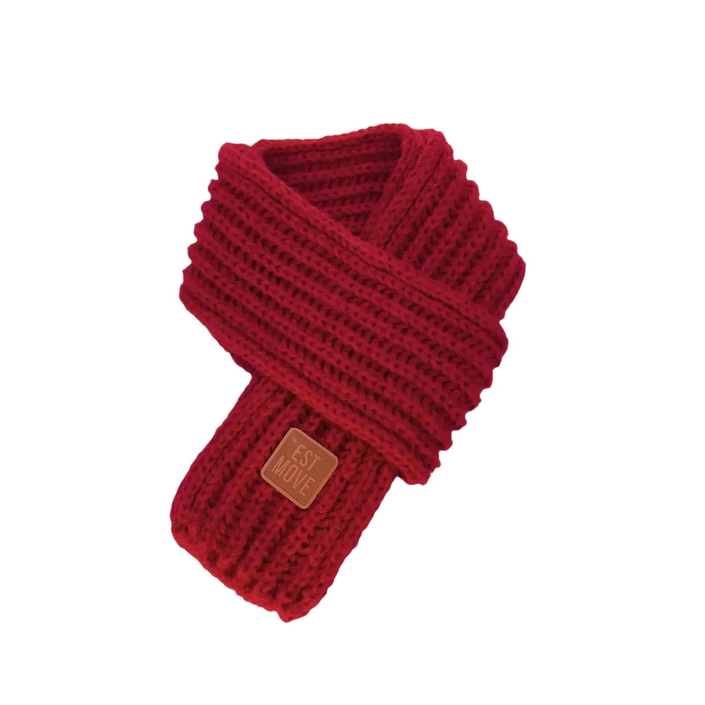 Multicoloured Unisex Winter Knitted Scarf