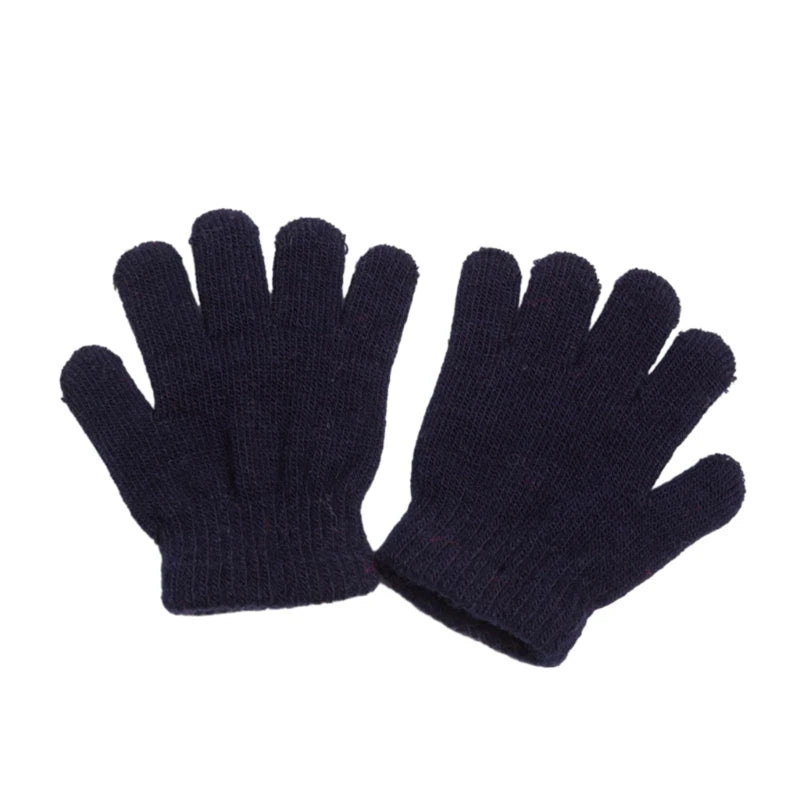 Knitted Full Finger Gloves Outdoor Winter Warm Mitten