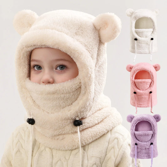 Velvet Ear-Protecting Scarfs for Boys and Girls