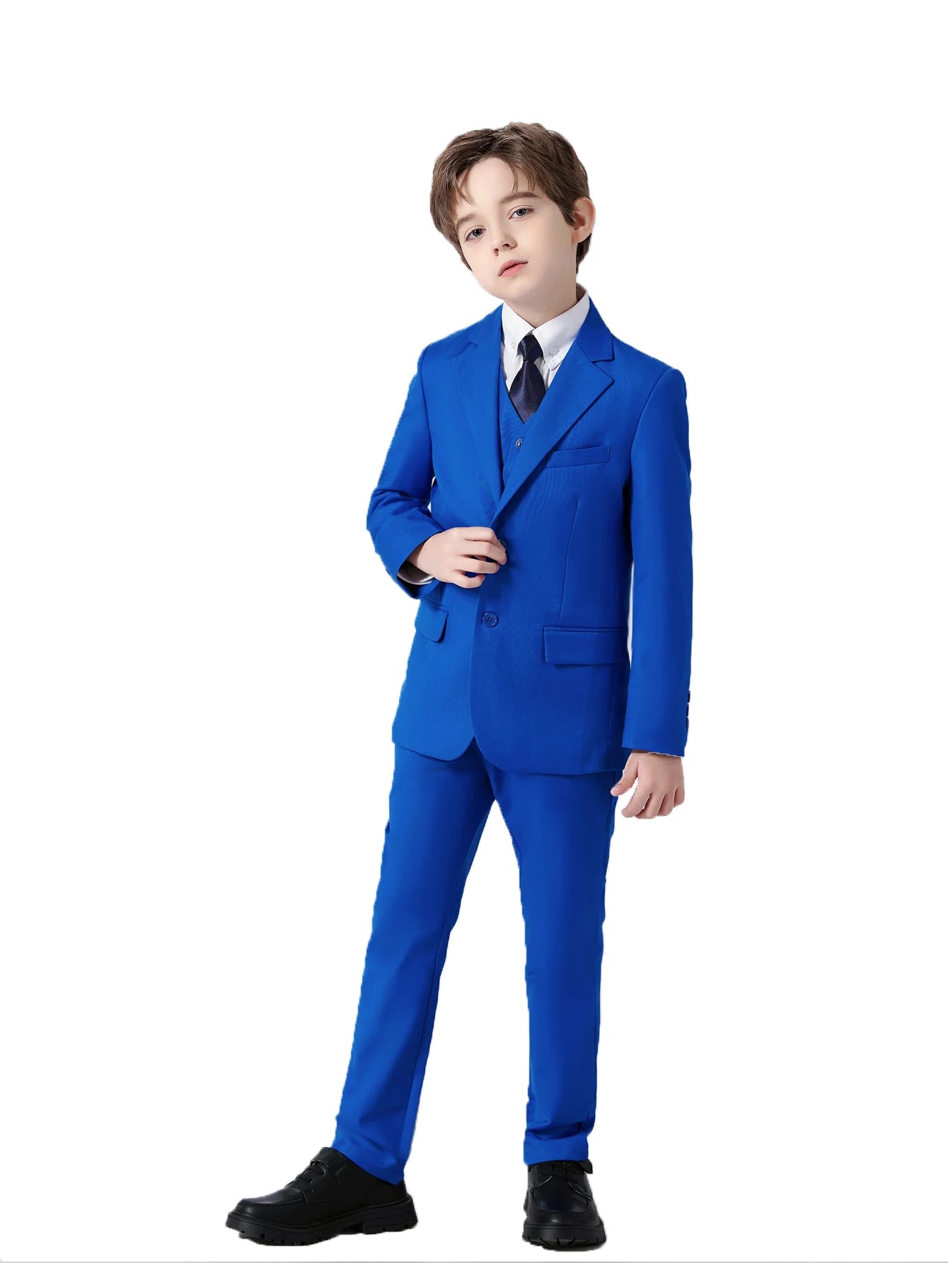 Boys Formal Suits 5 Piece Slim Fit Dresswear