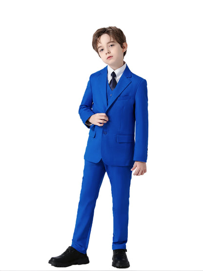 Boys Formal Suits 5 Piece Slim Fit Dresswear
