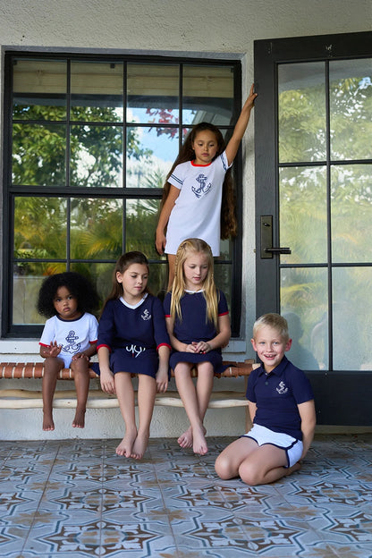 Matching Anchor Summer Outfit Set for Girls & Boys