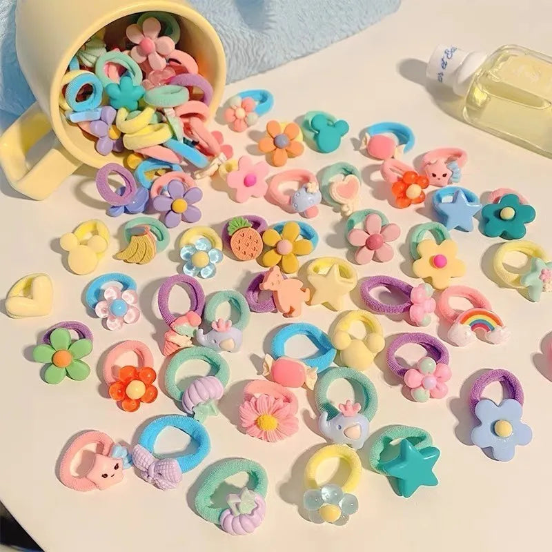 20 Pieces - Thick Fabric Hair Ties