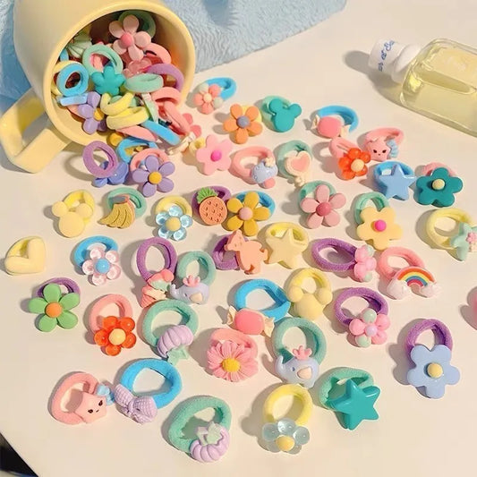 20 Pieces - Thick Fabric Hair Ties