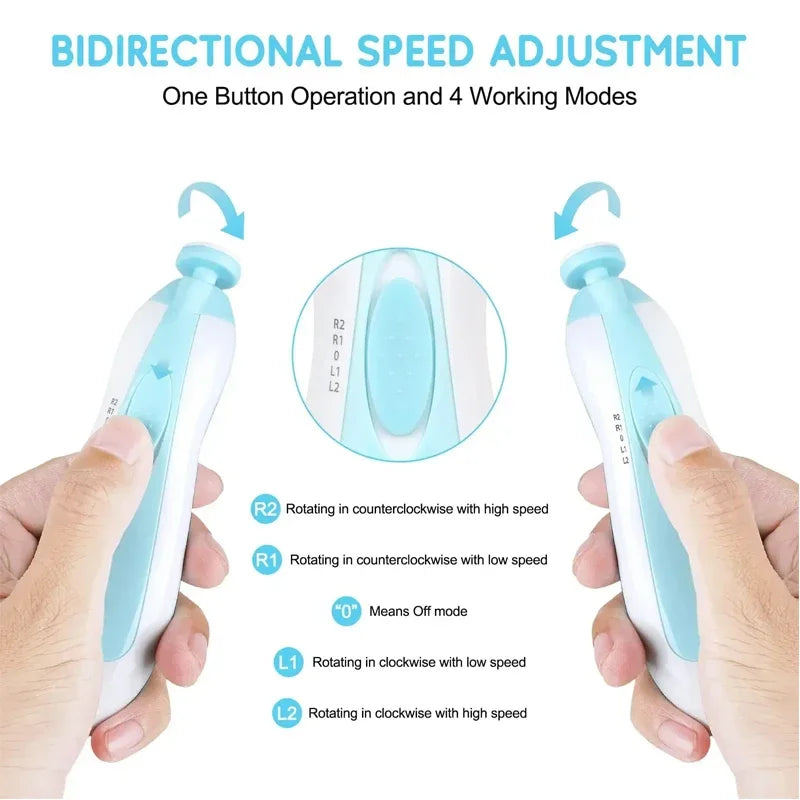 Electric Nail Trimmer Baby Tool Set