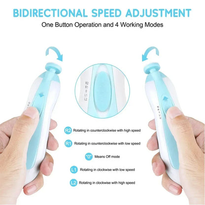 Electric Nail Trimmer Baby Tool Set