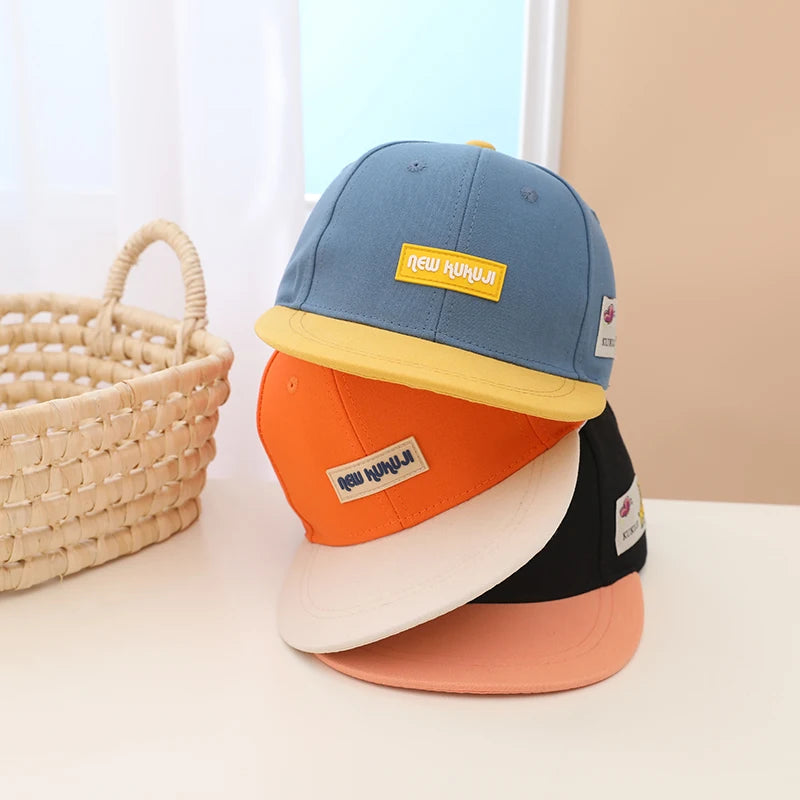Flat Brim Baseball Cap for Boys