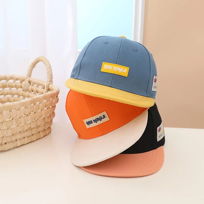 Flat Brim Baseball Cap for Boys