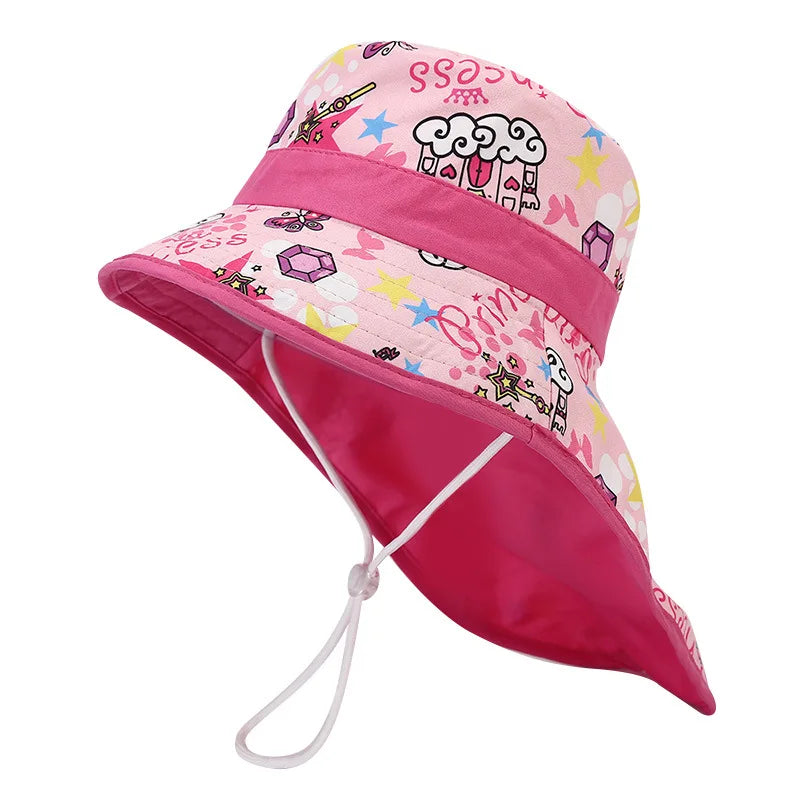 Summer Fisherman Bucket Hat for Boys & Girls